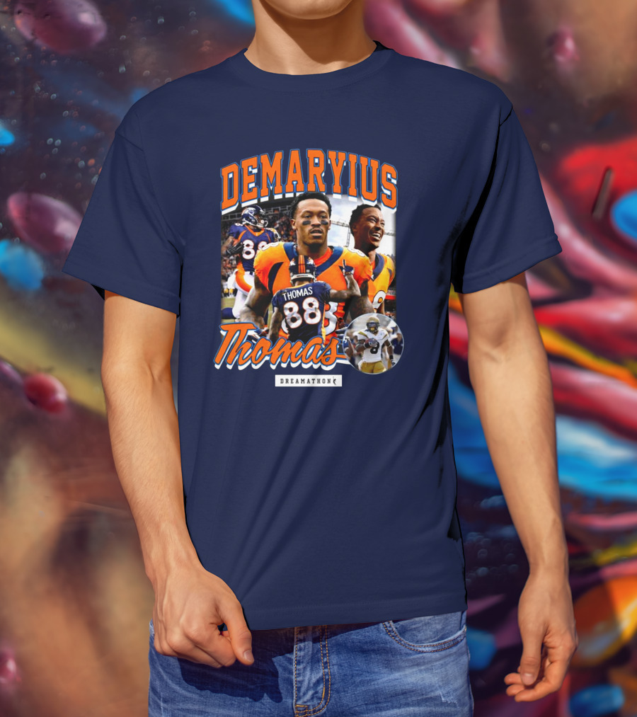 Von Miller Demaryius Thomas Dreamathon Denver Broncos Tribute 88 T-Shirt