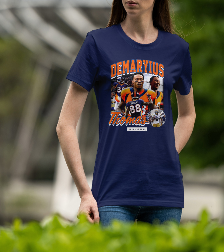Von Miller Demaryius Thomas Dreamathon Denver Broncos Tribute 88 T-Shirt