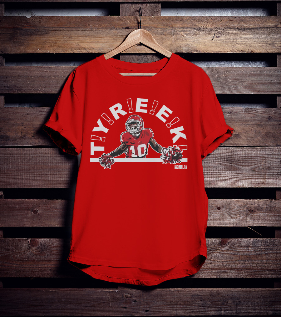 TYREEK NFLPA Football Pom-Poms T-Shirt