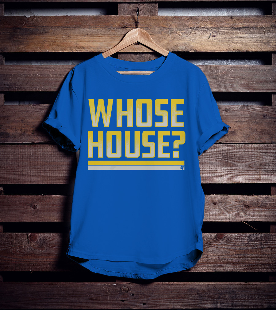 Los Angeles Rams Whose House Blue T-Shirt