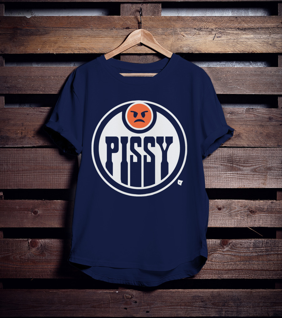 Pissy Emoticon Oilers T-Shirt