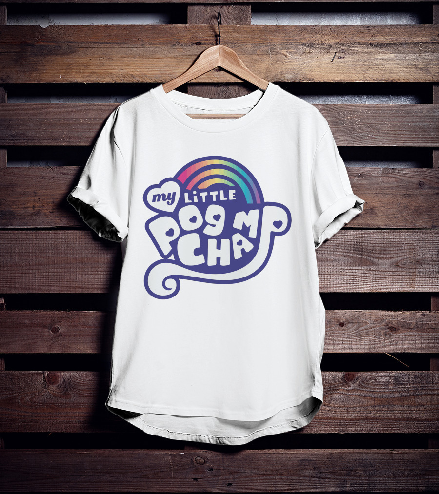 Rainbow My Little Pogchamp Hearts T-Shirt