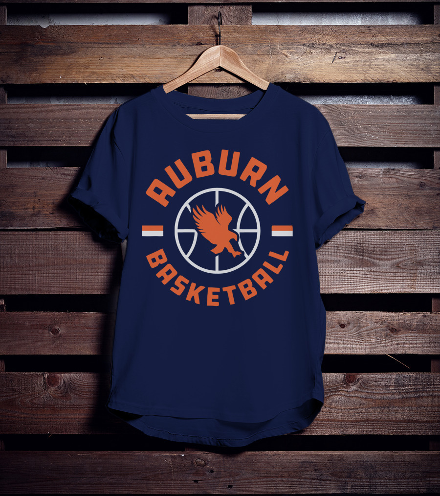 Auburn Basketball Eagle Hoop T-Shirt