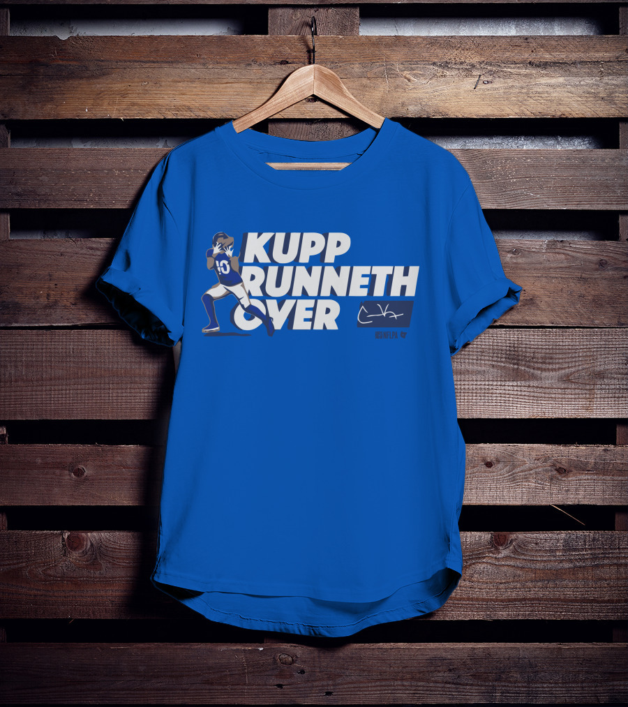 Kupp Runneth Over Cooper Kupp NFLPA 10 Football Player T-Shirt