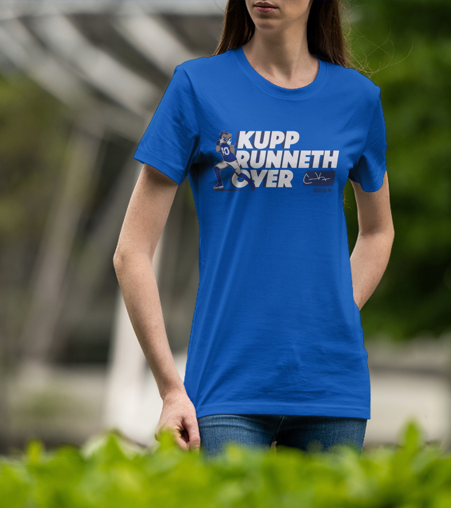 Kupp Runneth Over Cooper Kupp NFLPA 10 Football Player T-Shirt