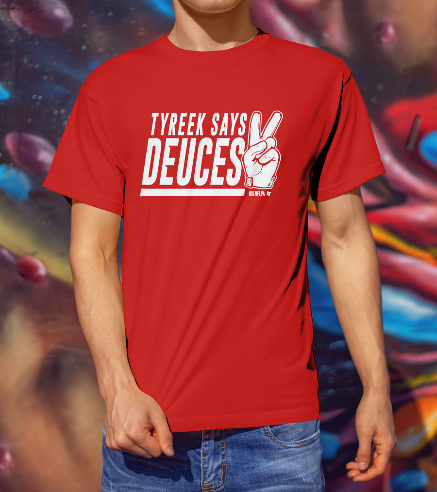 Tyreek Says Deuces Nflpa T-Shirt