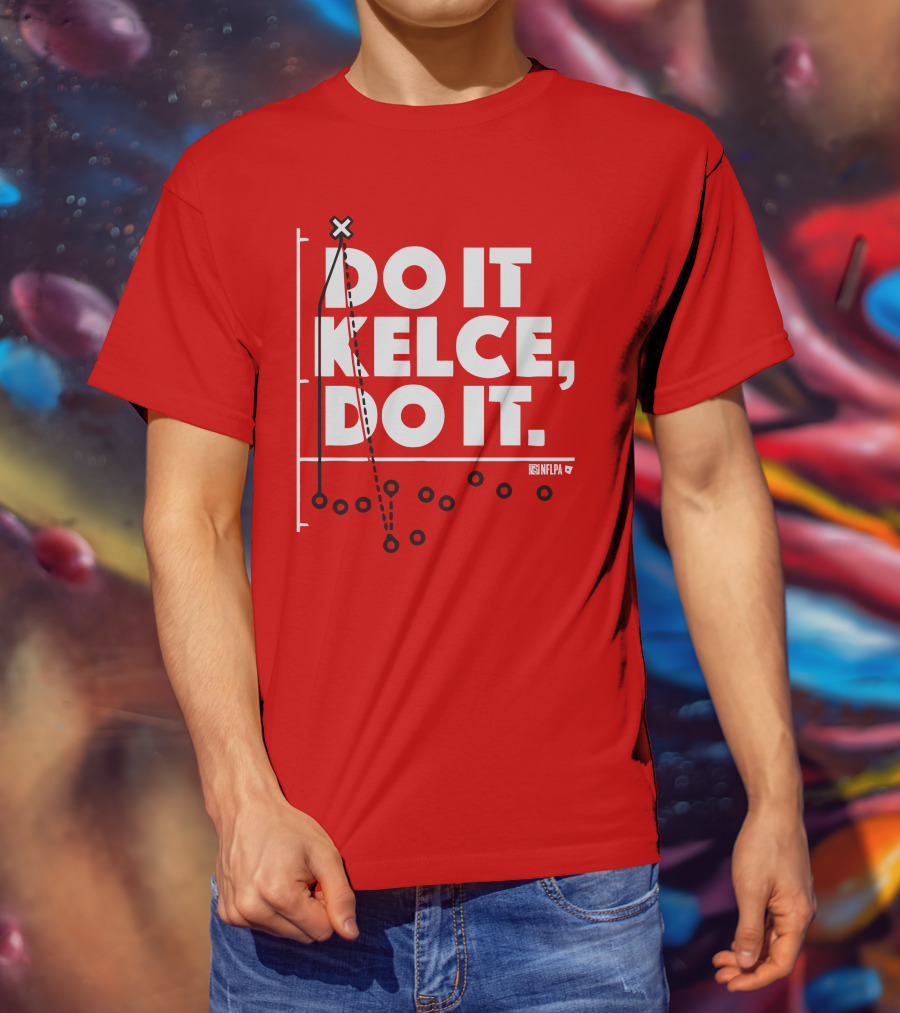 Do It Kelce Do It NFLPA Football Play T-Shirt