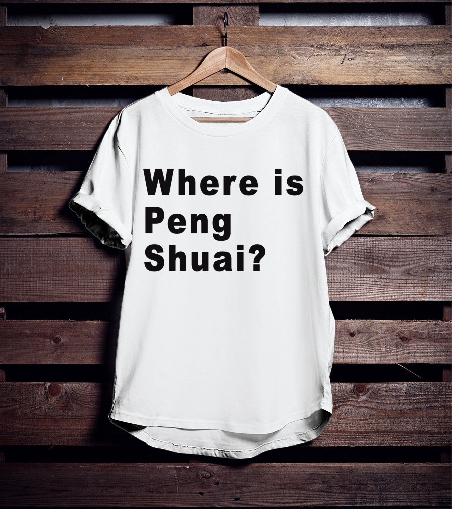 Where Is Peng Shuai Question T-Shirt