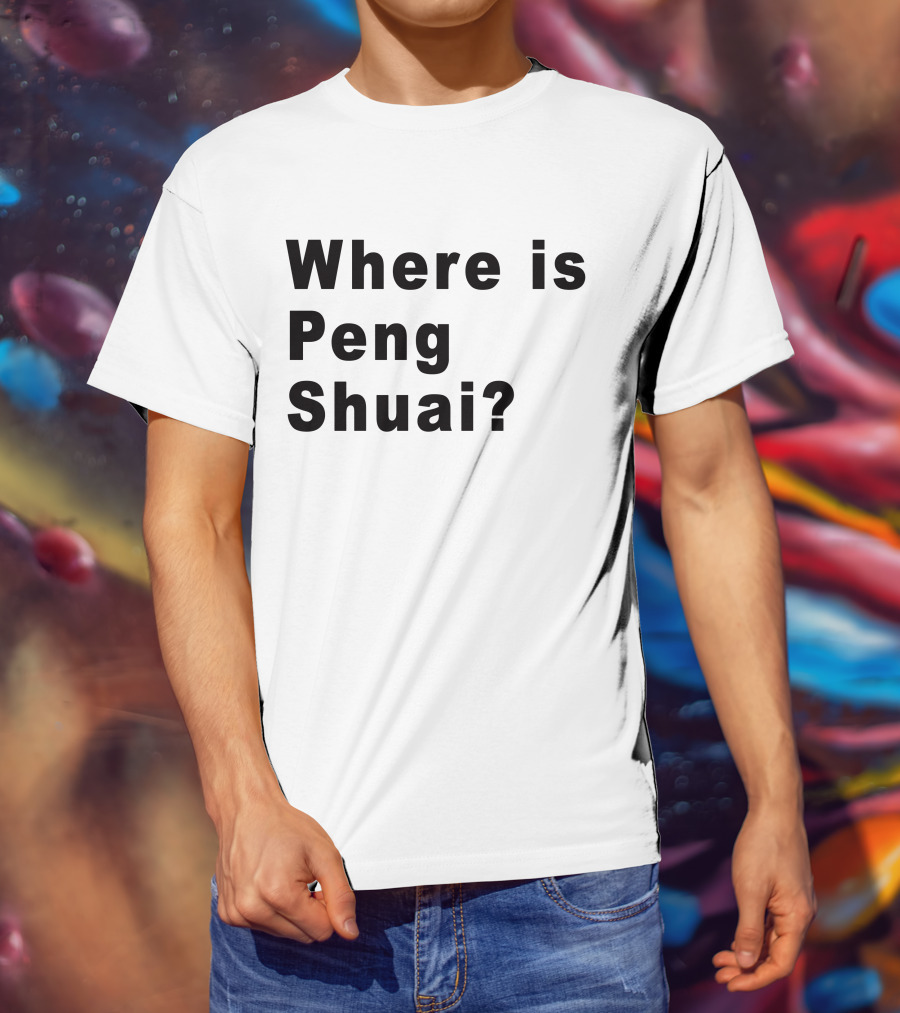 Where Is Peng Shuai Question T-Shirt