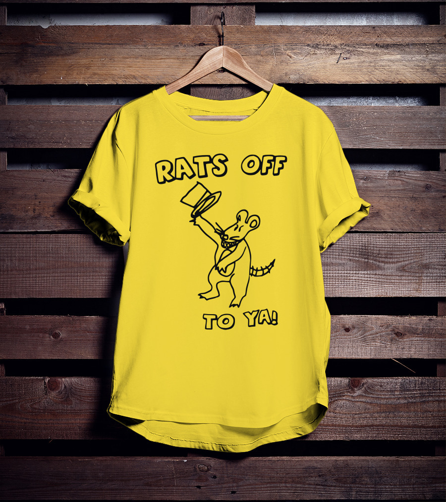 Rats Off To Ya Dancing Rat Top Hat T-Shirt