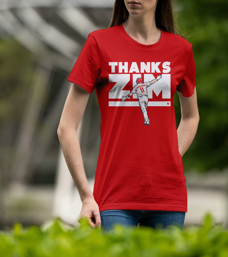 Thanks Zim Ryan Zimmerman 11 T-Shirt