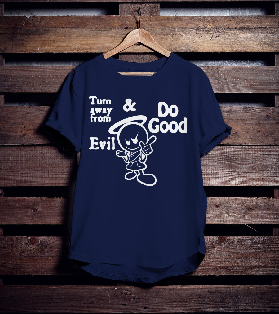 Turn Away From Evil And Do Good Halo Character T-Shirt