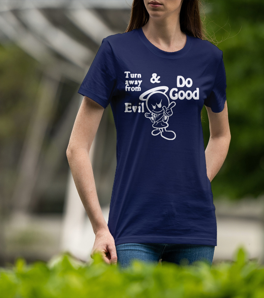 Turn Away From Evil And Do Good Halo Character T-Shirt