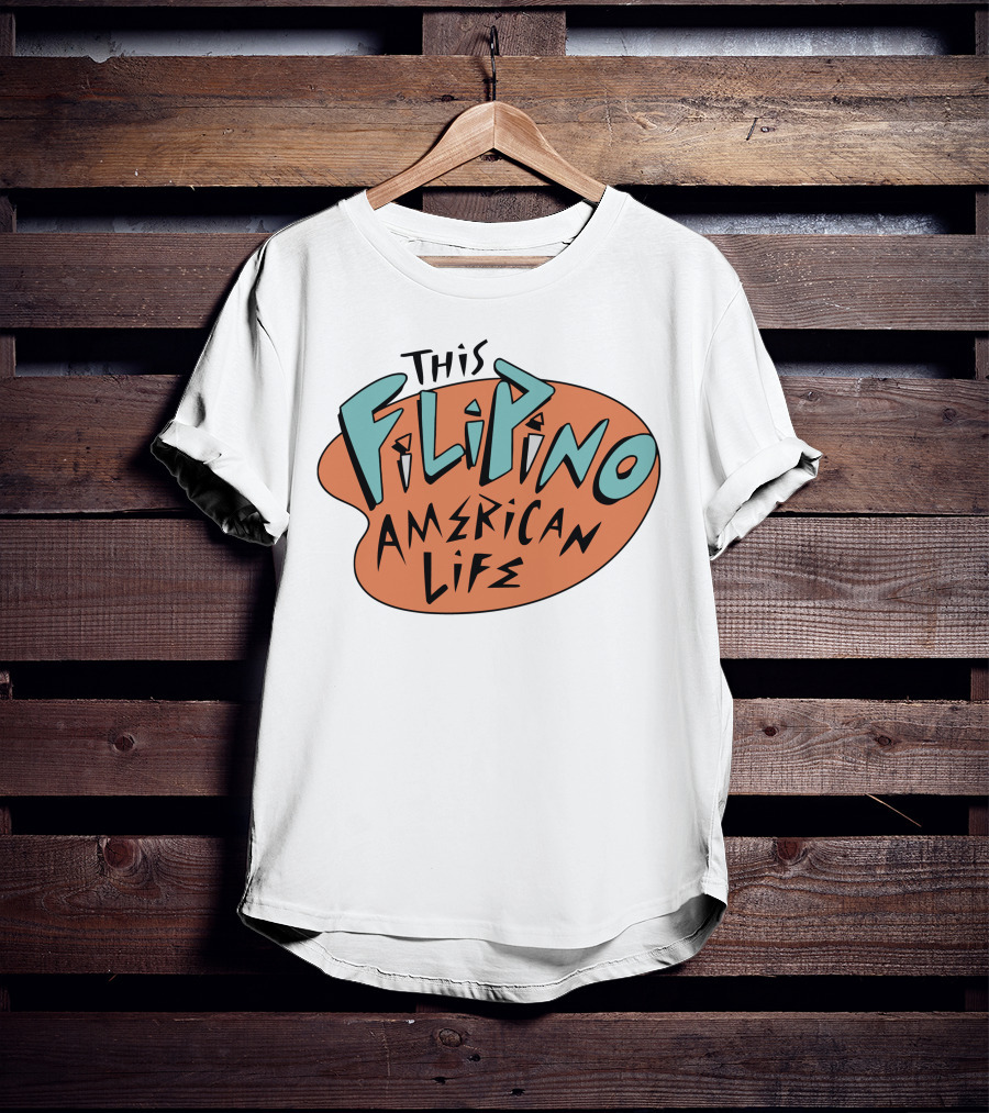 This Filipino American Life TFAL Retro Vibe Text T-Shirt