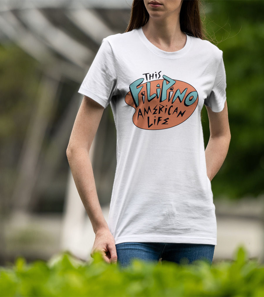This Filipino American Life TFAL Retro Vibe Text T-Shirt