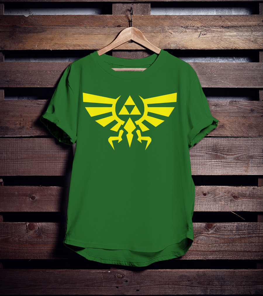 Triforce Hylian Crest And Cargo Shorts T-Shirt