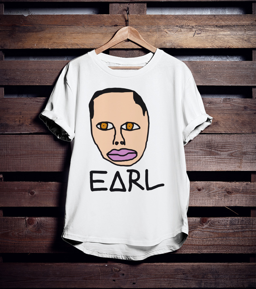 Earl Sweatshirt Odd Future Free Earl Face Drawing T-Shirt