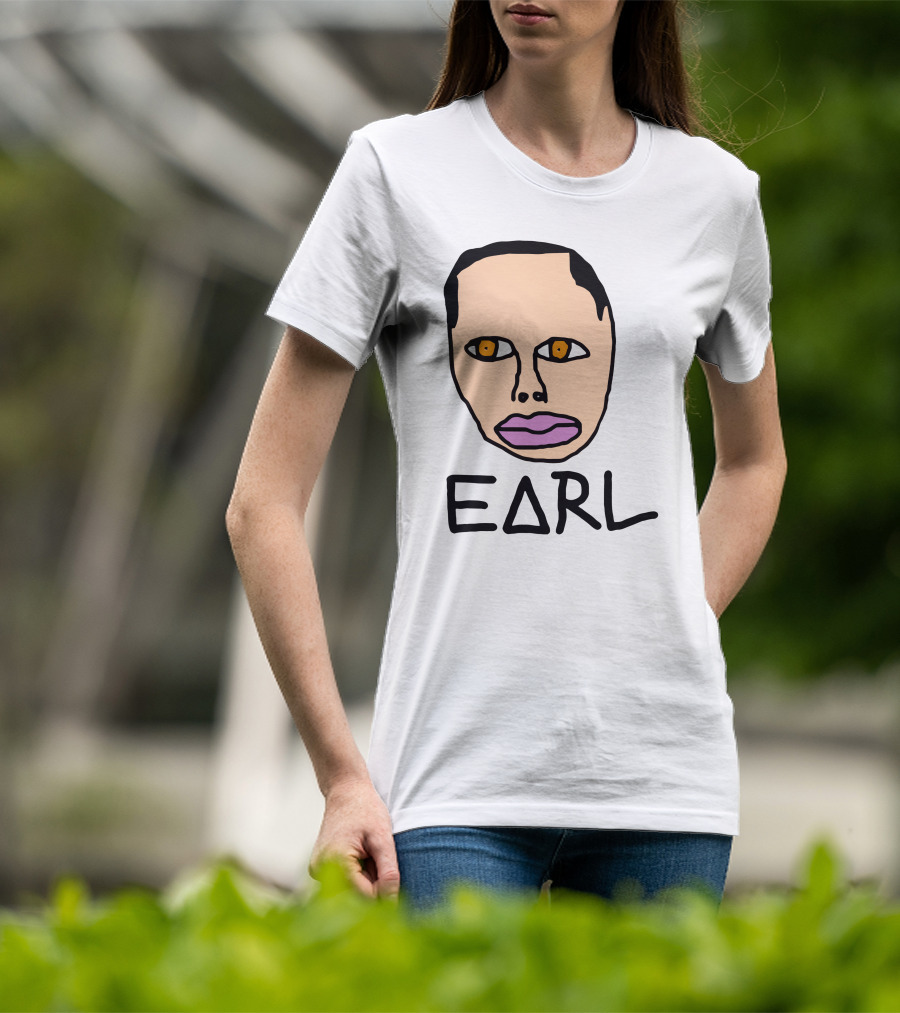 Earl Sweatshirt Odd Future Free Earl Face Drawing T-Shirt