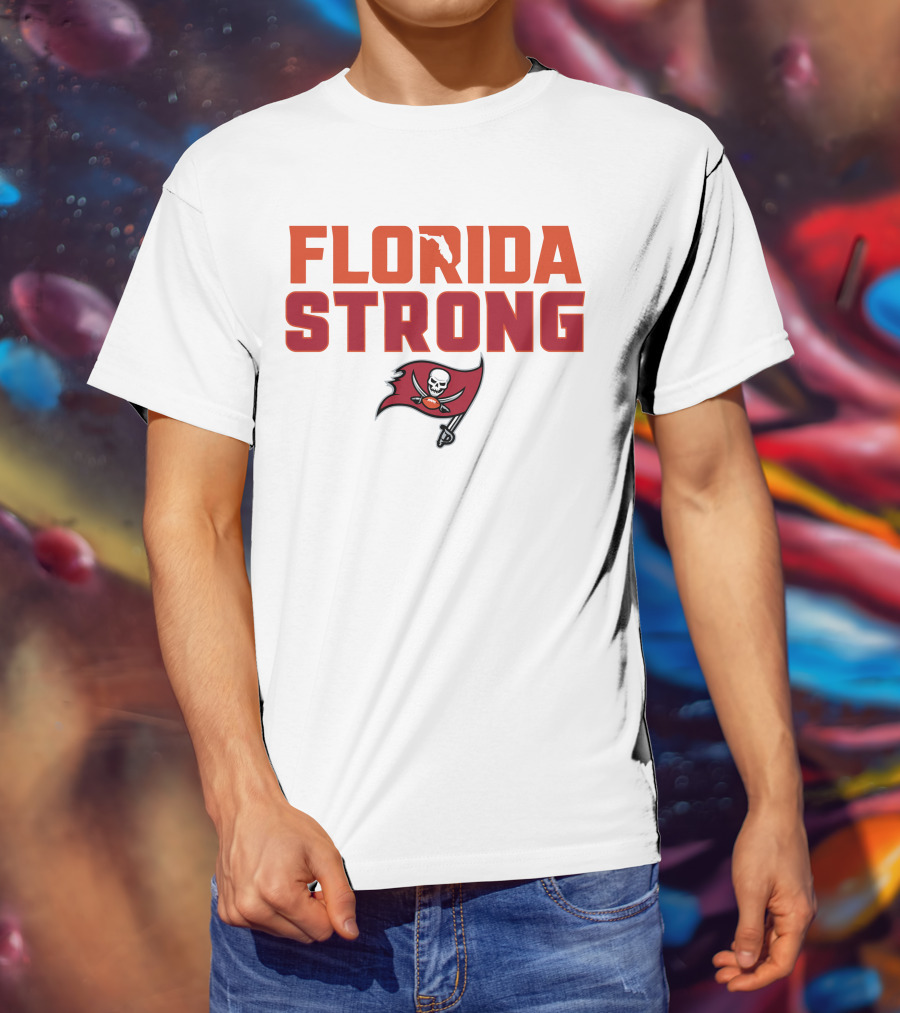Florida Strong Buccaneers Logo Elements T-Shirt