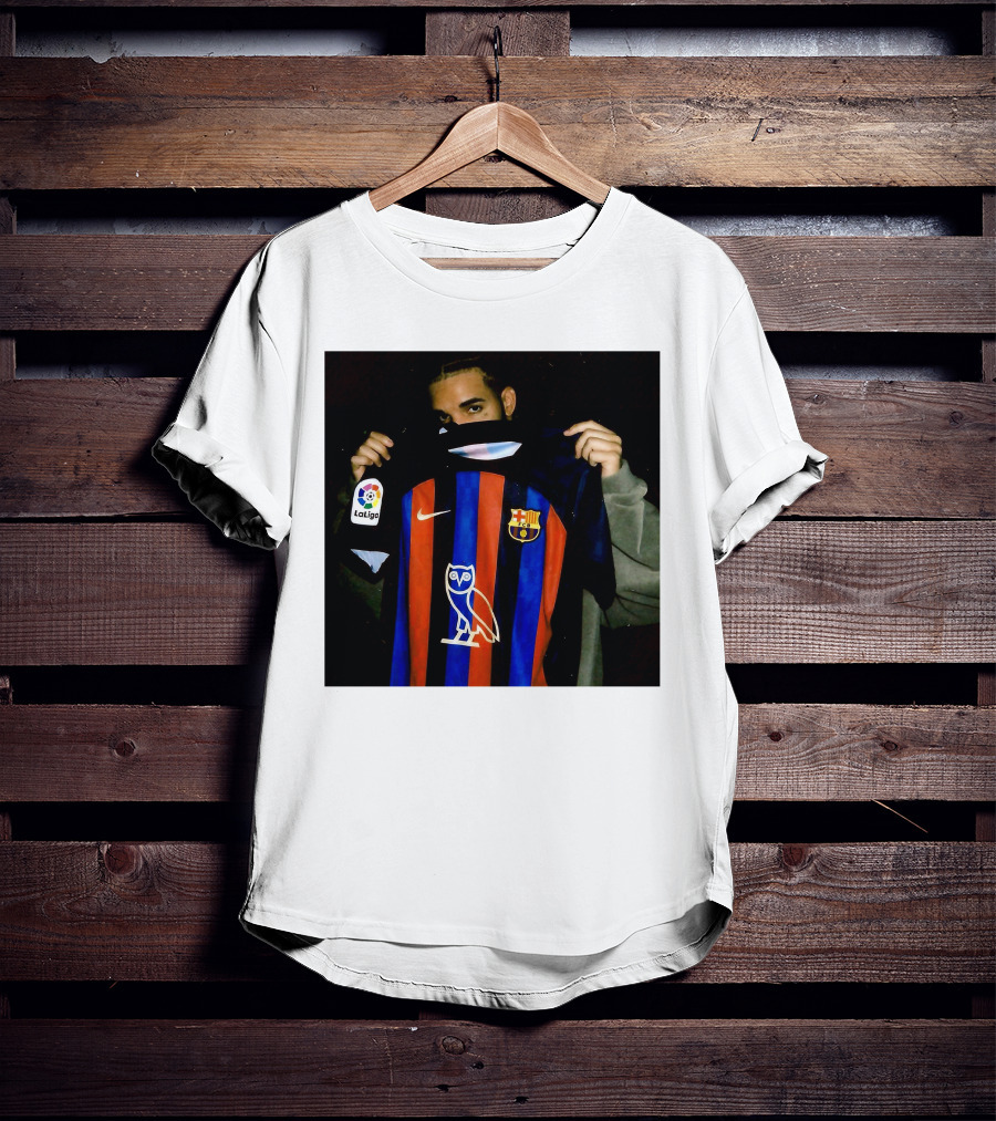 Drake Barcelona La Liga OVO FC Barcelona Jersey T-Shirt