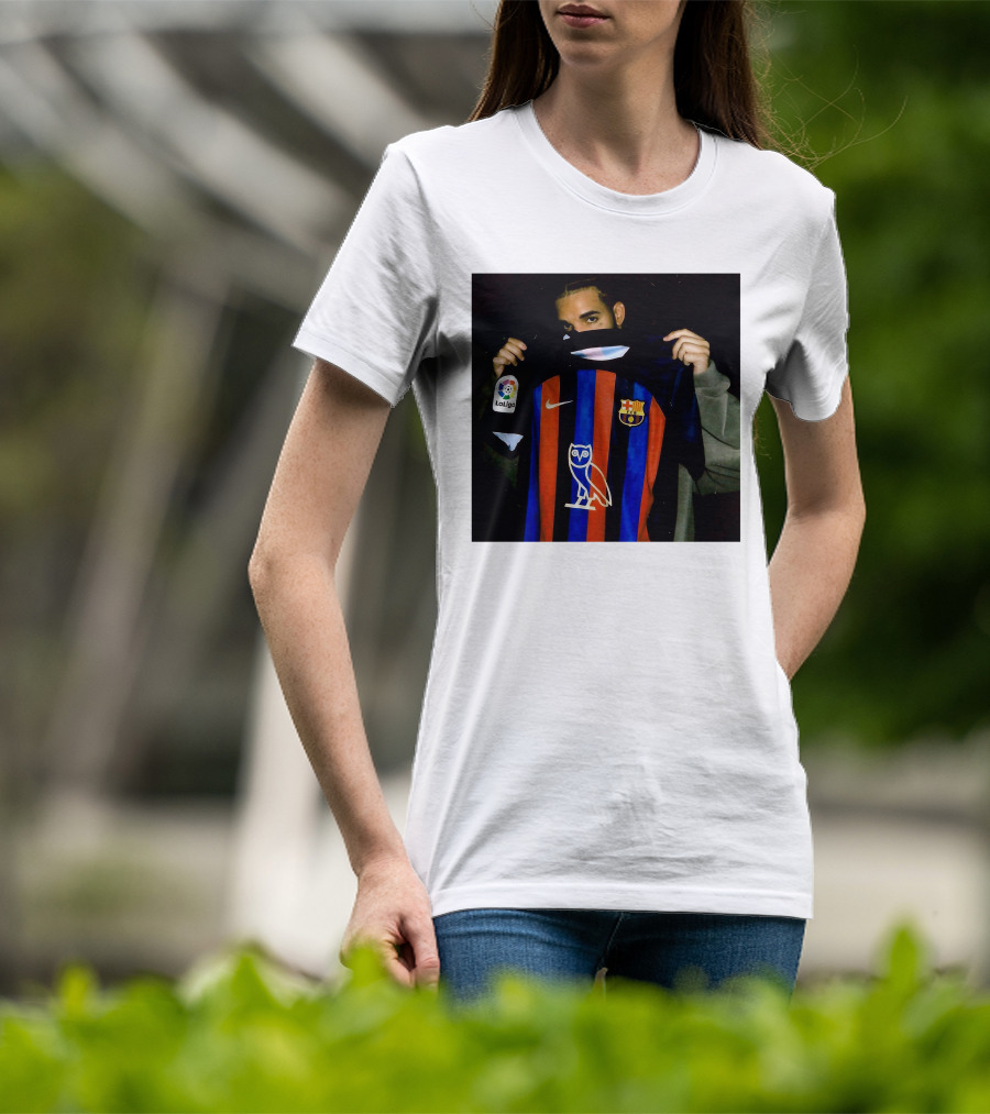 Drake Barcelona La Liga OVO FC Barcelona Jersey T-Shirt
