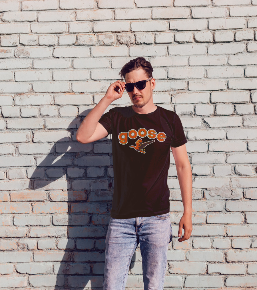 Goose Padres Brown And Orange T-Shirt