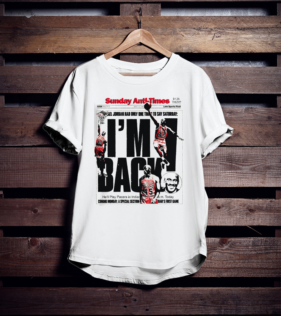 Sunday Anti-Times Zion Williamson I'm Back T-Shirt