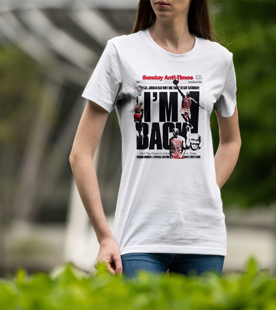 Sunday Anti-Times Zion Williamson I'm Back T-Shirt