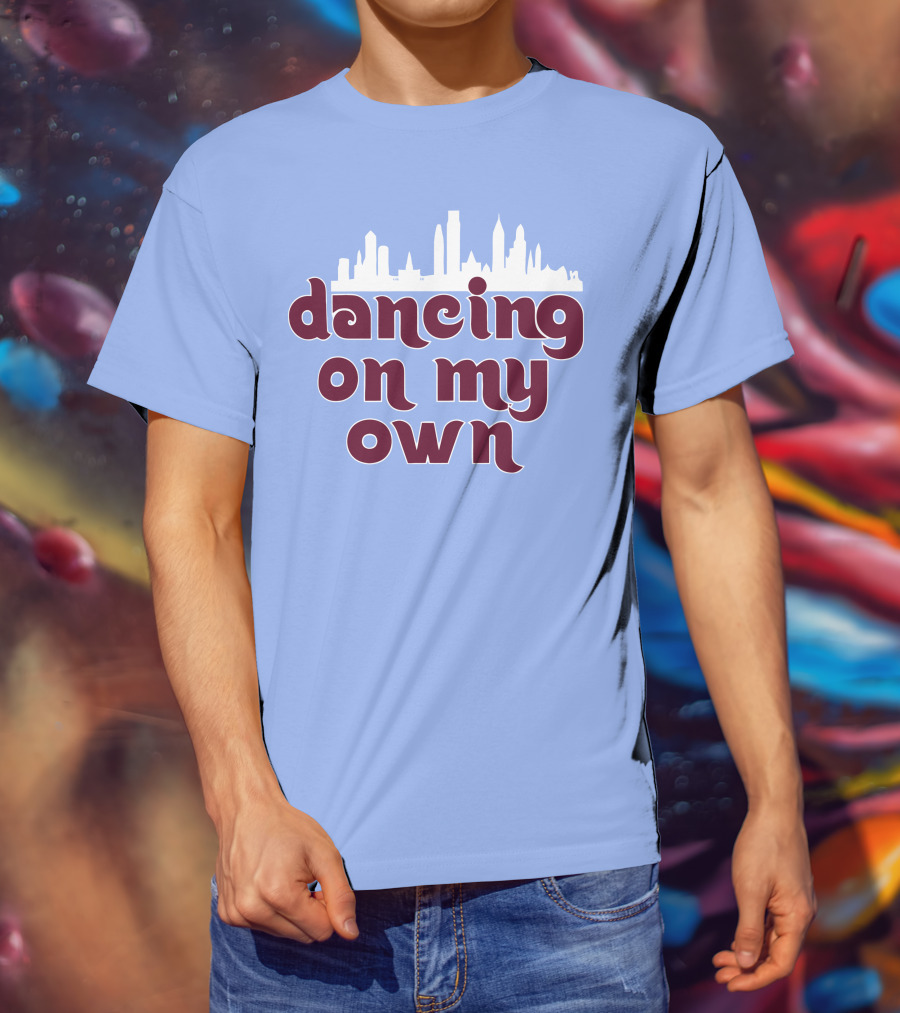 Phillies Dancing On My Own City Skyline T-Shirt