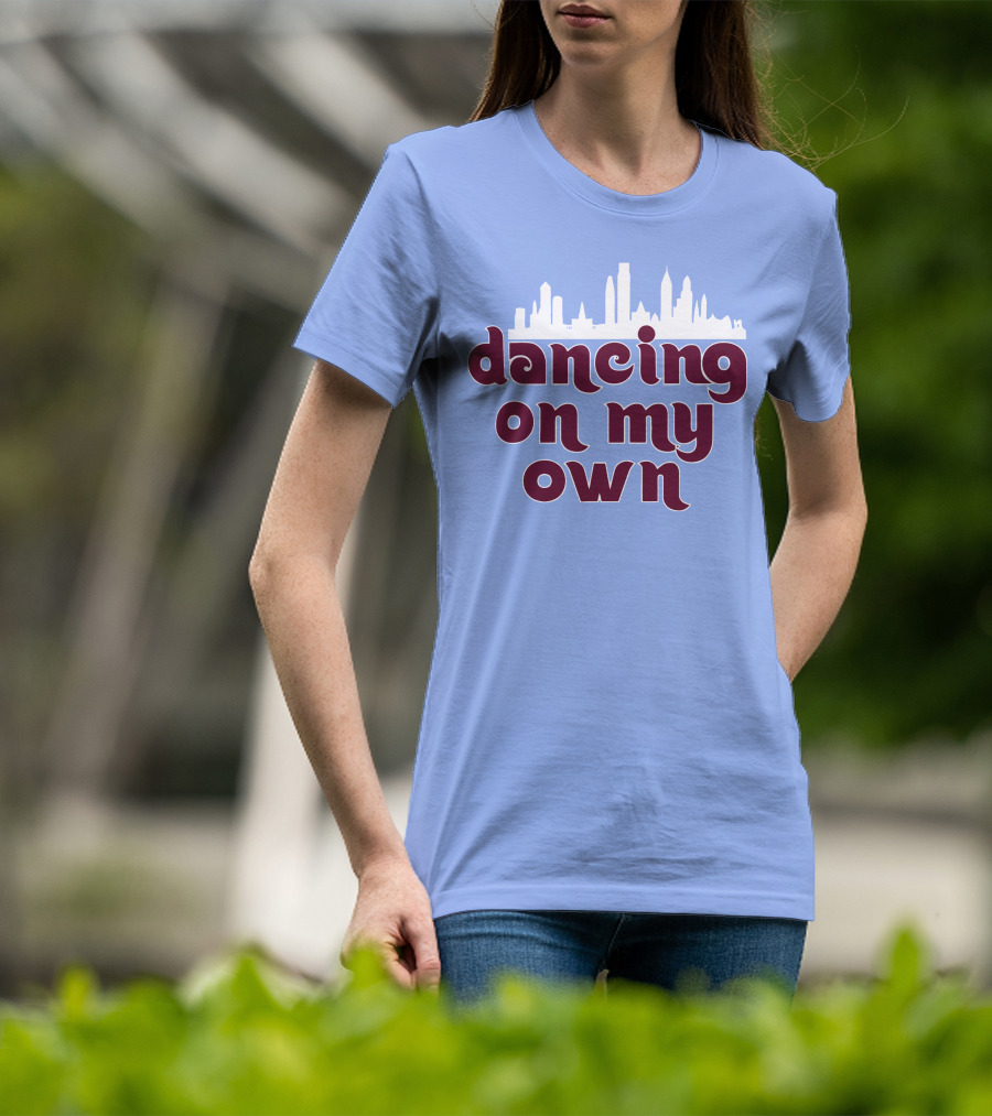 Phillies Dancing On My Own City Skyline T-Shirt