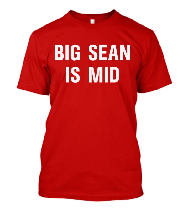 Big Sean Is Mid Statement In T-Shirt