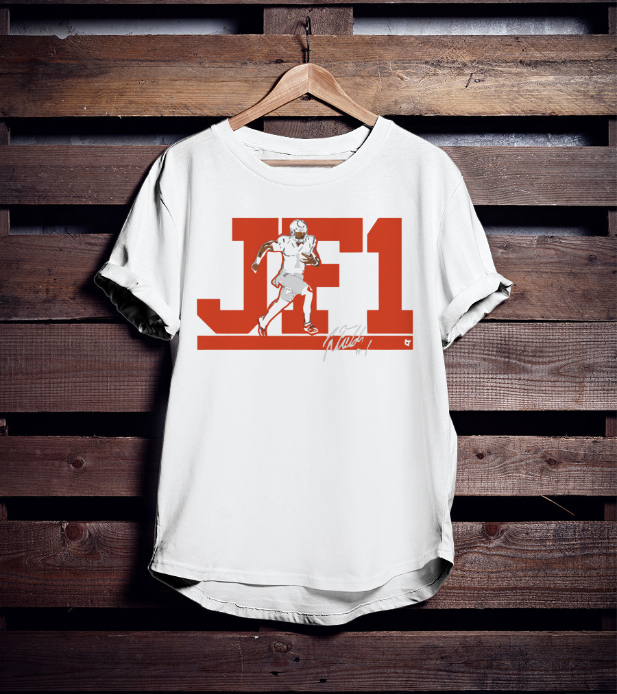 JF1 Justin Fields Football Signature T-Shirt