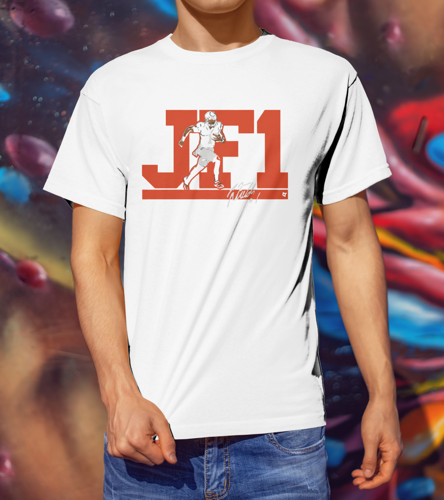 JF1 Justin Fields Football Signature T-Shirt