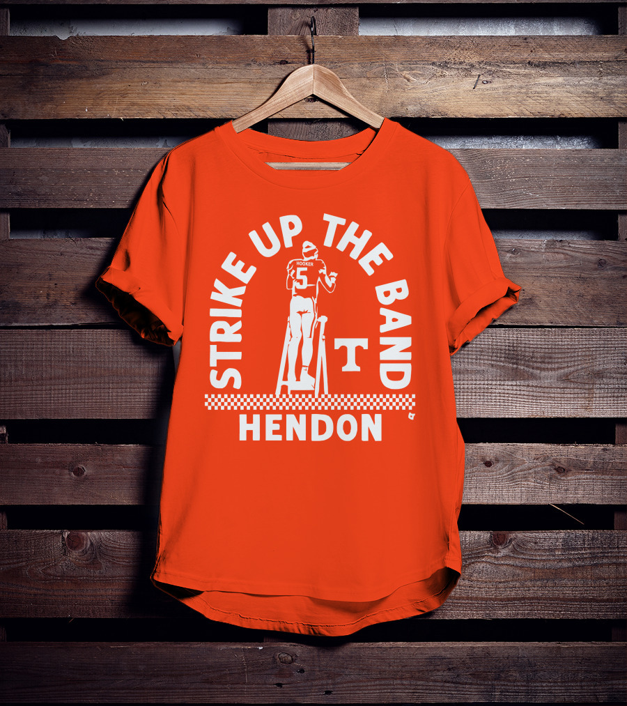 Tennessee Football Strike Up The Band Hendon Hooker T-Shirt
