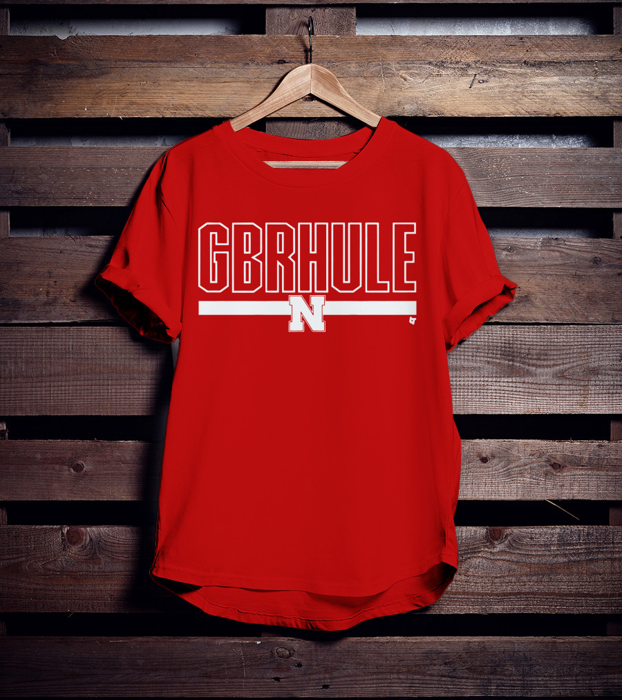 Nebraska Football GBRHULE N Logo T-Shirt