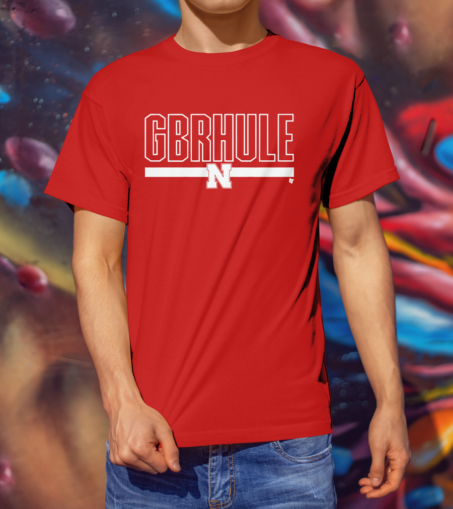Nebraska Football GBRHULE N Logo T-Shirt