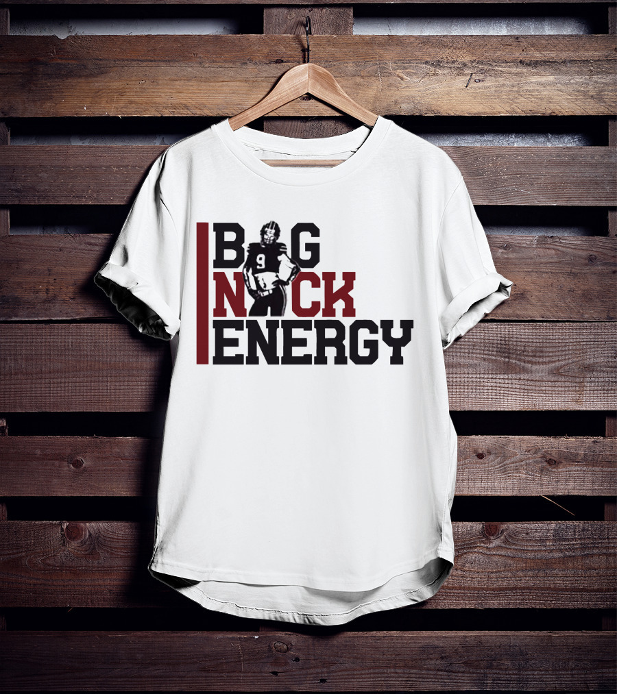Big Nick Energy Nick Muse Football Number 9 Player T-Shirt