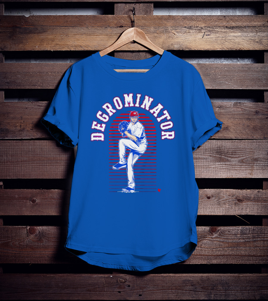 Degrominator Jacob DeGrom Baseball Pitching 48 T-Shirt