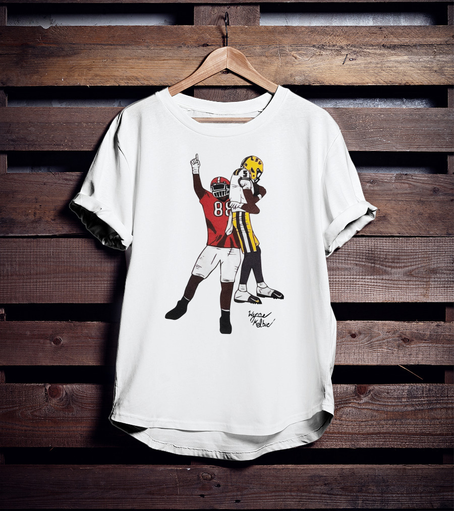 Go Dawgs Wynne Kolbie Football Celebration 88 T-Shirt