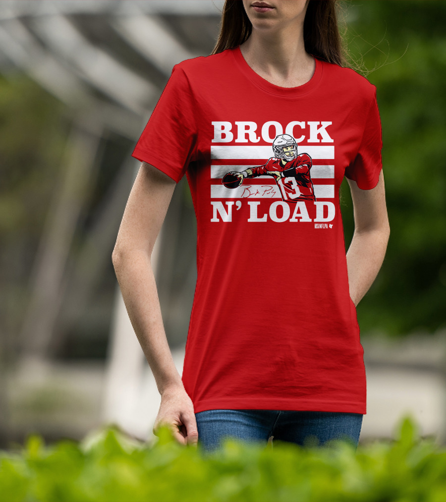 BROCK PURDY BROCK N LOAD NFLPA Football T-Shirt