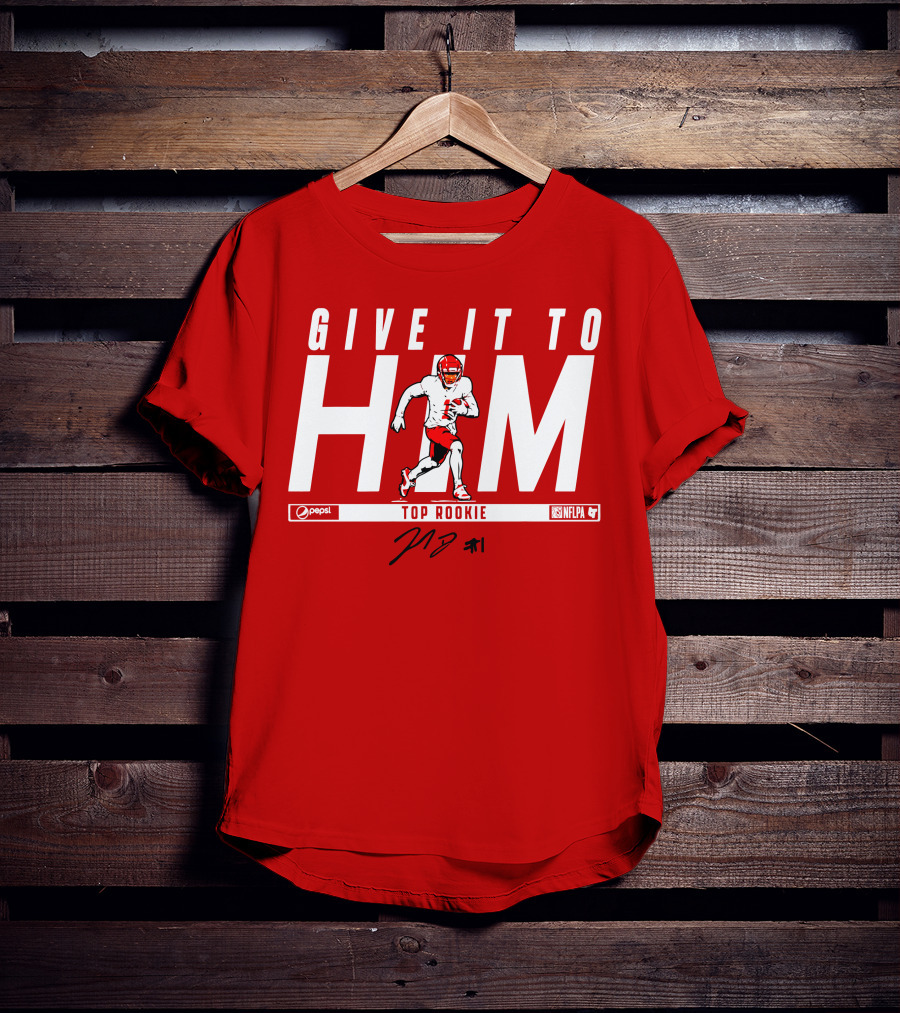 Give It To Him Top Rookie NFLPA Pepsi T-Shirt