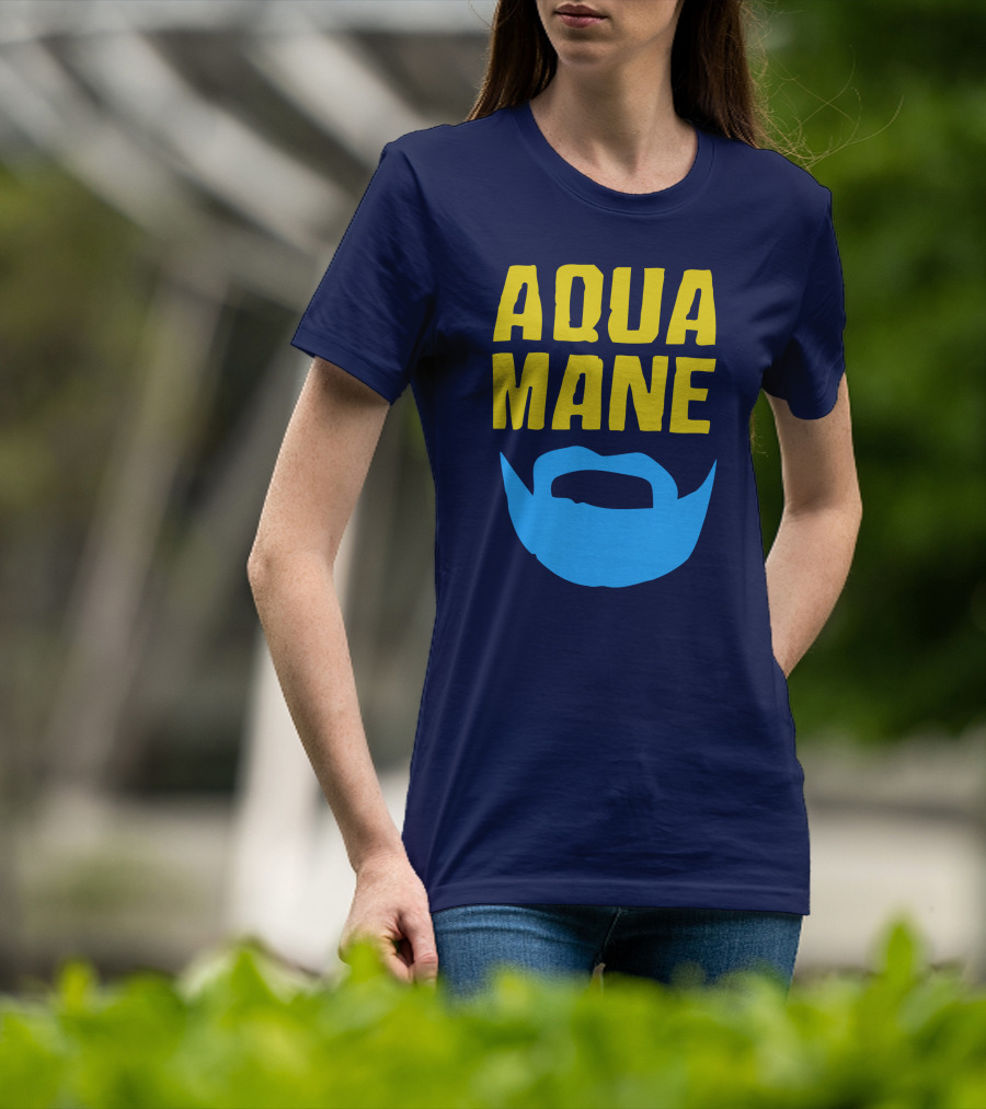 Aqua Mane Steven Adams Beard T-Shirt