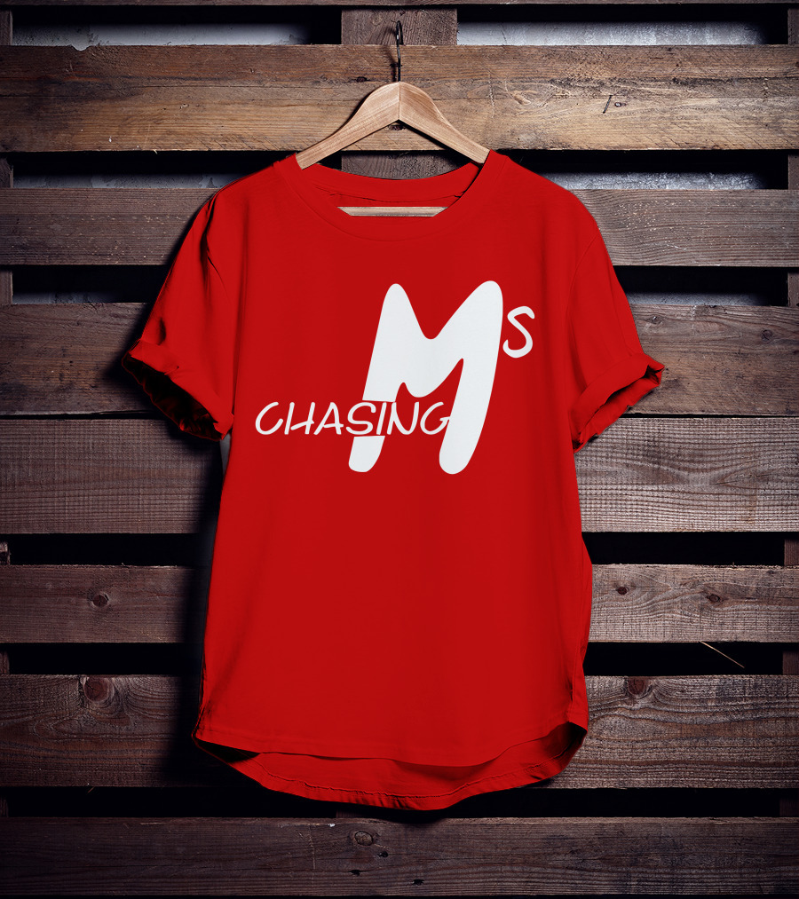 Chasing Ms Retro Style Bold Red T-Shirt