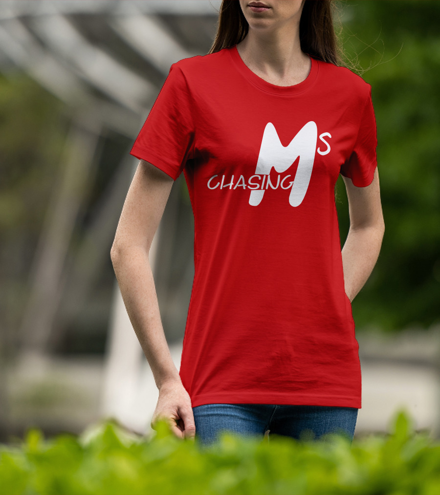 Chasing Ms Retro Style Bold Red T-Shirt