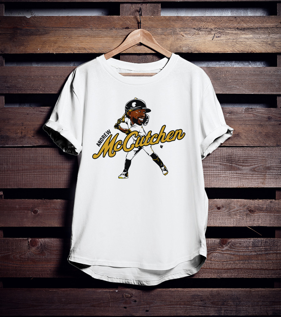 Andrew McCutchen Baseball Caricature T-Shirt