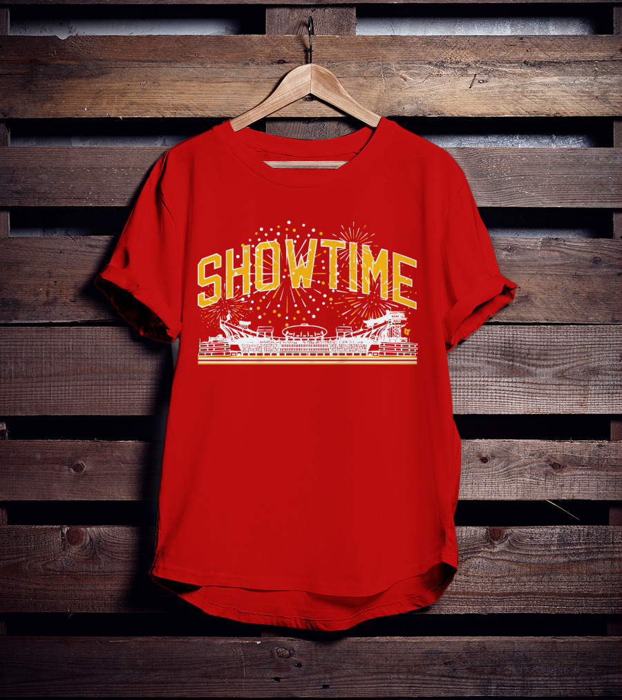 Kansas City Showtime Football Fireworks T-Shirt