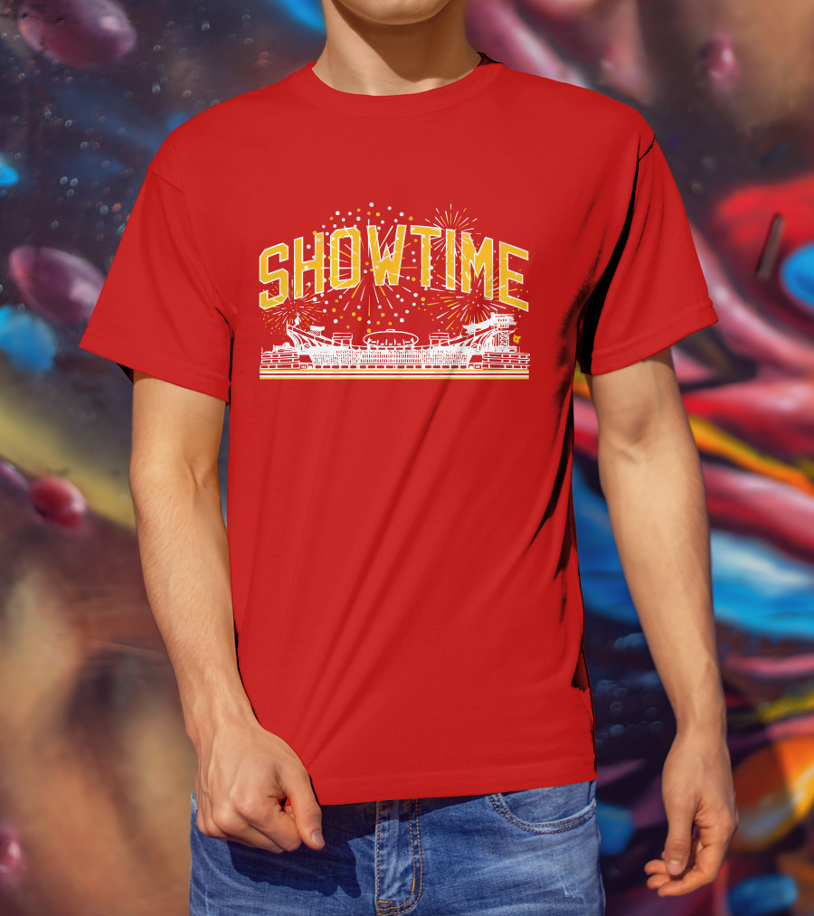Kansas City Showtime Football Fireworks T-Shirt