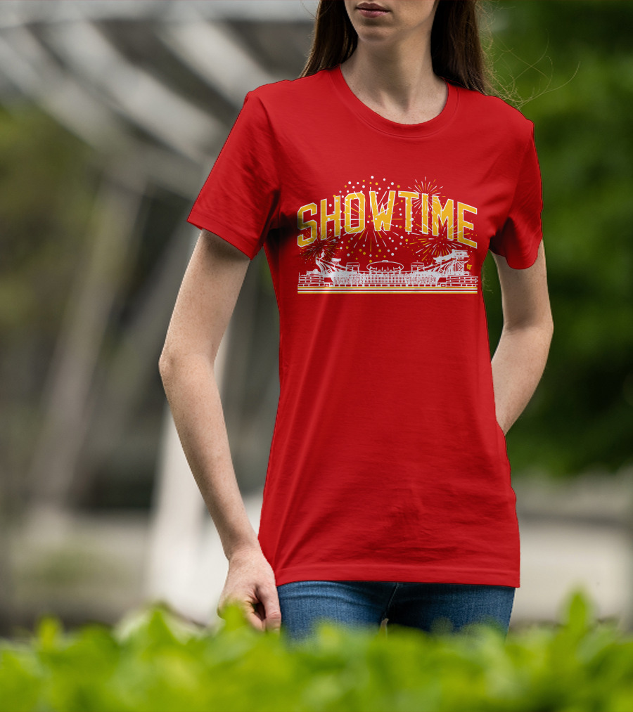 Kansas City Showtime Football Fireworks T-Shirt