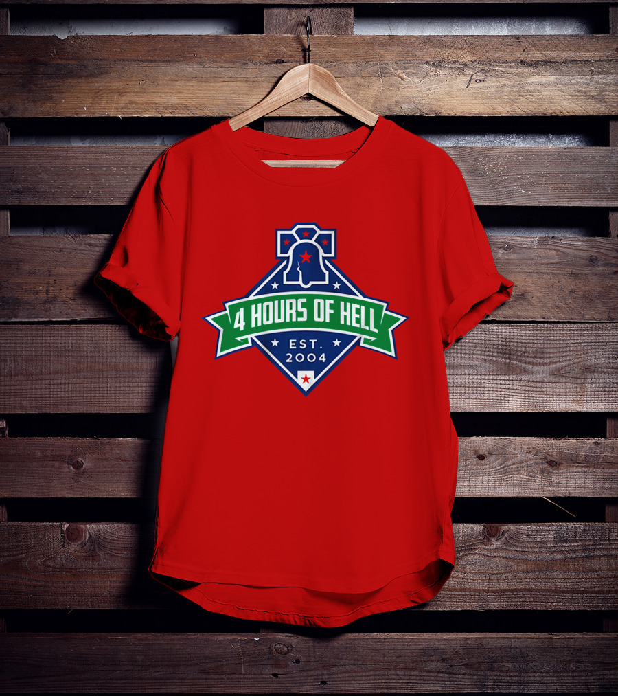 4 Hours Of Hell Philadelphia EST 2004 Liberty Bell T-Shirt