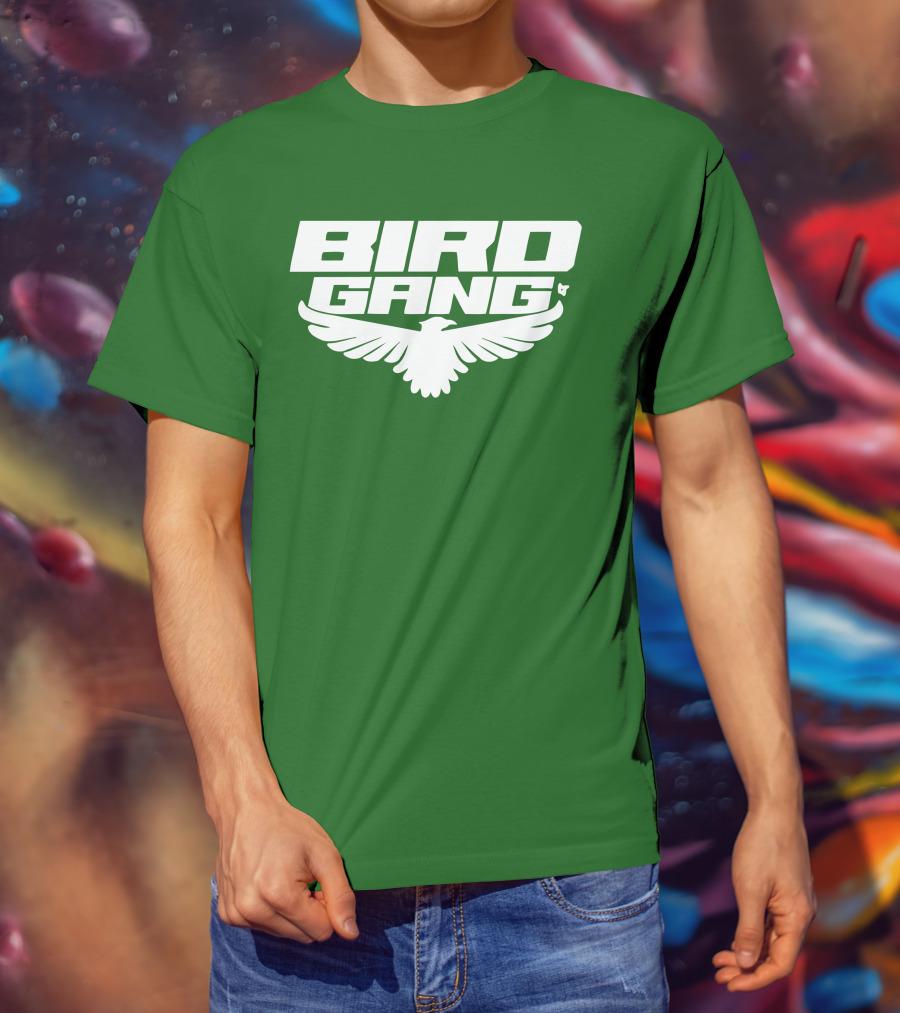 Bird Gang Eagles Wing Emblem T-Shirt